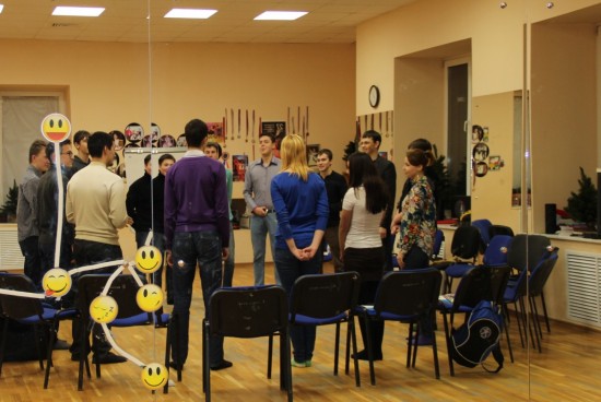 workshop on team-building in Ukhta University