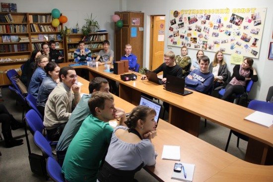 Workshop on graphic software in Ukhta University